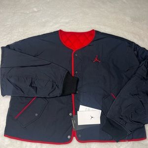Nike Jordan Flight Essential Reversible Jacket DH0647- 010 Women's Size S New